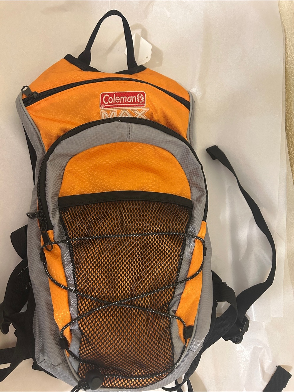 Coleman Orange and Gray Compact Men’s Daypack Backpack